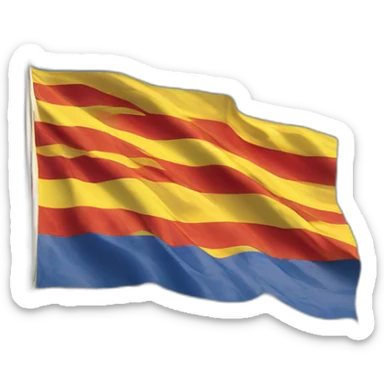 flag of catalonia sticker