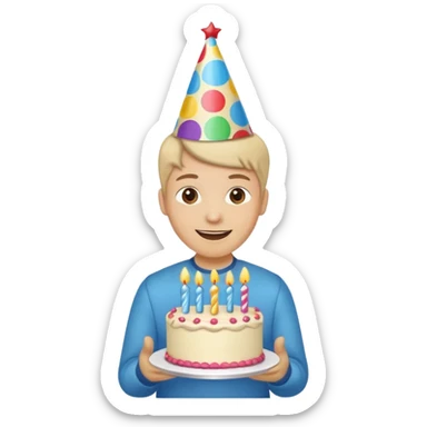 Birthday sticker