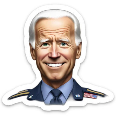 Joe Biden in f16 sticker