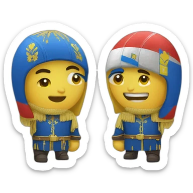 Russia vs ukraine sticker