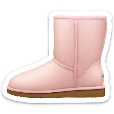 light pink uggs sticker