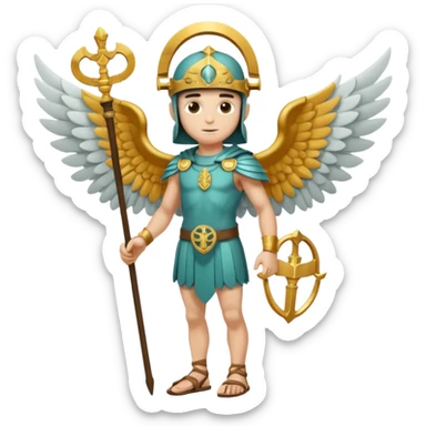 hermes the messenger god sticker