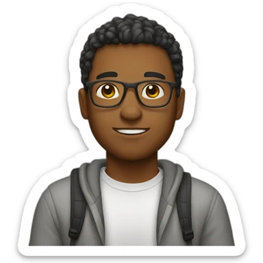 Gestresster Student sticker