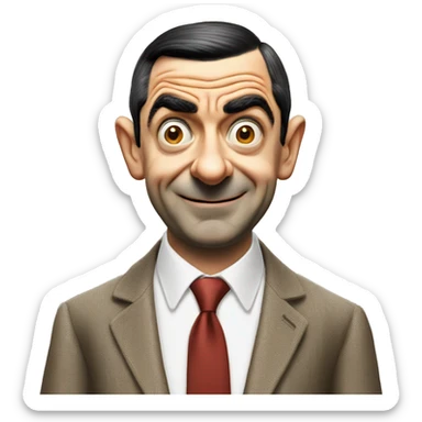 Mr Bean sticker