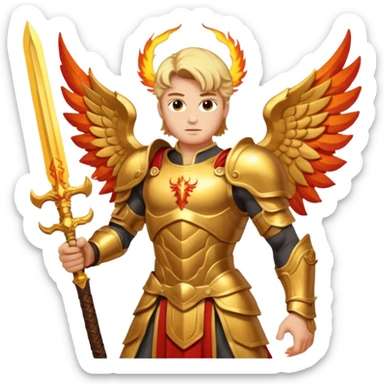 archangel michael  sticker