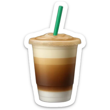 Starbucks ice coffee closed sticker