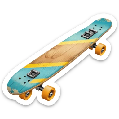 Skateboard sticker