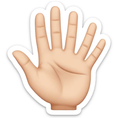 rolling eyes with hand out in front sticker