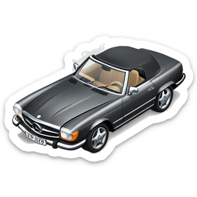 Mercedes Benz SL Car sticker