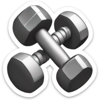 light dumbbell sticker