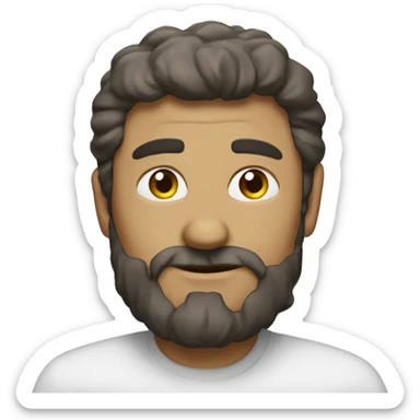 Белый кролик в очках и с книжкой в лапках sticker