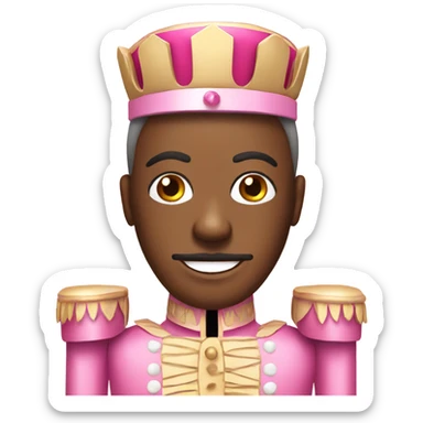 Pink nutcracker  sticker