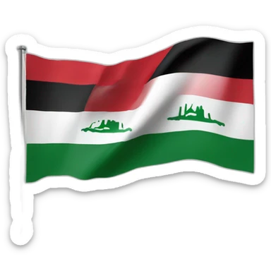 iraq flag sticker