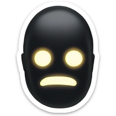 black mirror with lights sticker