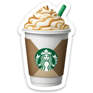 Starbucks coffee cup sticker