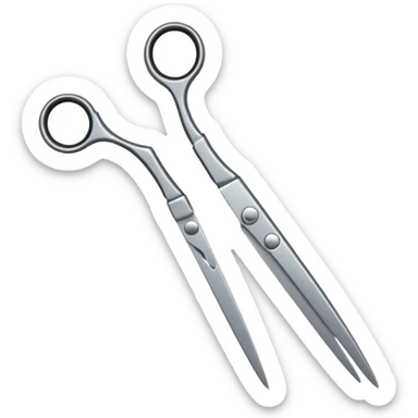  hairdressing scissors sticker
