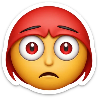 emoji eye twitching out of irritation  sticker