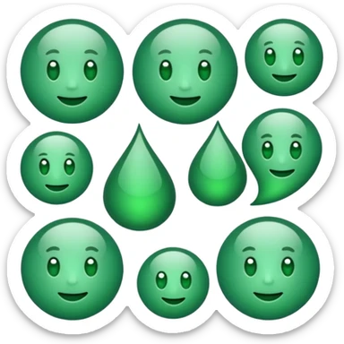 change blue to green sticker