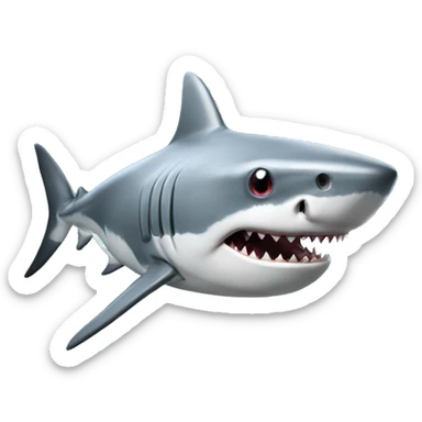 a shark with vision pro headset sticker