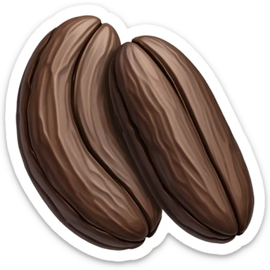 two tonka beans sticker