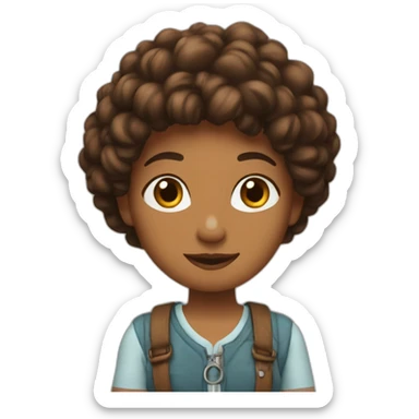 Milly bobi brown sticker