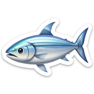 cute mackerel fish sticker