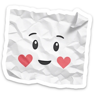 paper that says Bonjour Miss sticker