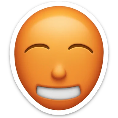 an orange color emoji to use in discord expressing the feeling of may he daylight be with you  sticker