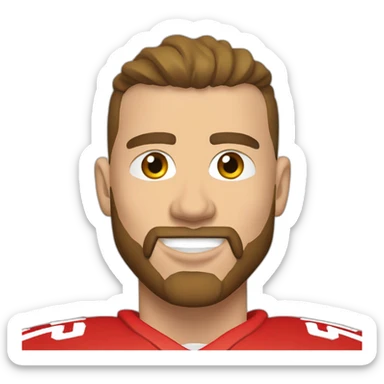 Travis kelce - footballer sticker