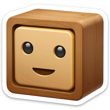 ikea wood piece sticker