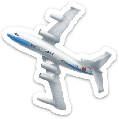 Plane turbine sticker