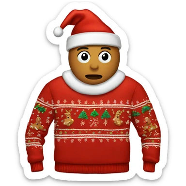  Ugly Christmas sweater  sticker