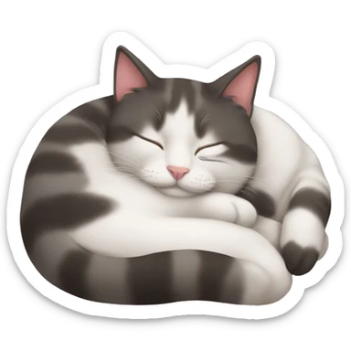 CAT sleep sticker
