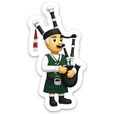 bagpipes sticker