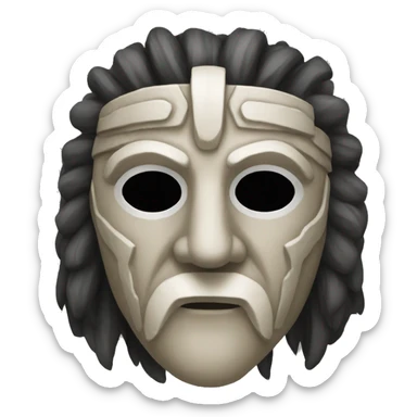 Therian mask sticker