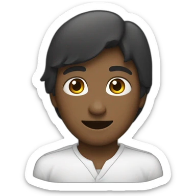 Un corazón con la mitad negra y la otra blanca sticker