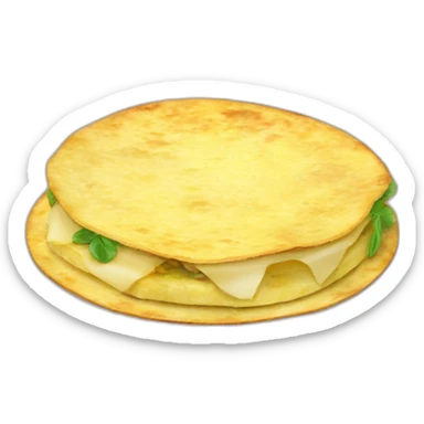 Tortilla de patatas con cebolla sticker