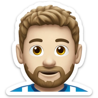 lionel messi with world cup sticker