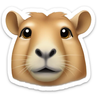 Habibi capybara sticker