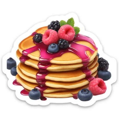 Pink pancakes sticker