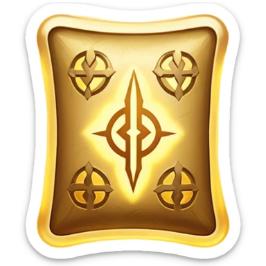 packet of glowing runes sticker