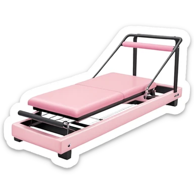 pink pilates reformer sticker