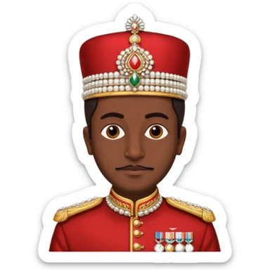King of Telangana India nizam 7th sticker