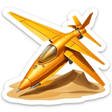 assault  missile ornithopter dune sand color sticker