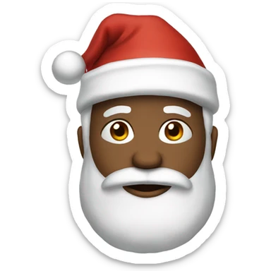 Santa clause sticker