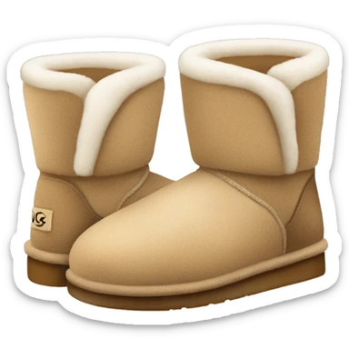 ugg slippers sticker