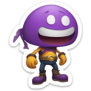 Rayman the limbless hero sticker