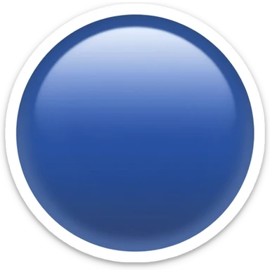 navy blue dot sticker
