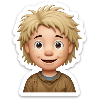 Pig-Pen from the comic strip Peanuts sticker