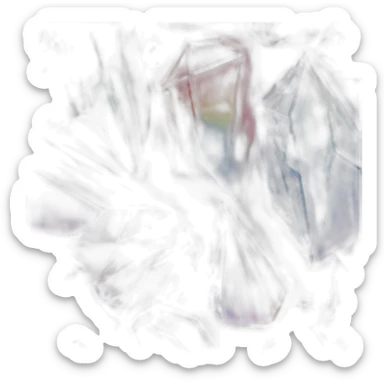 Crystal-glass-effect-pigment-rainbow sticker